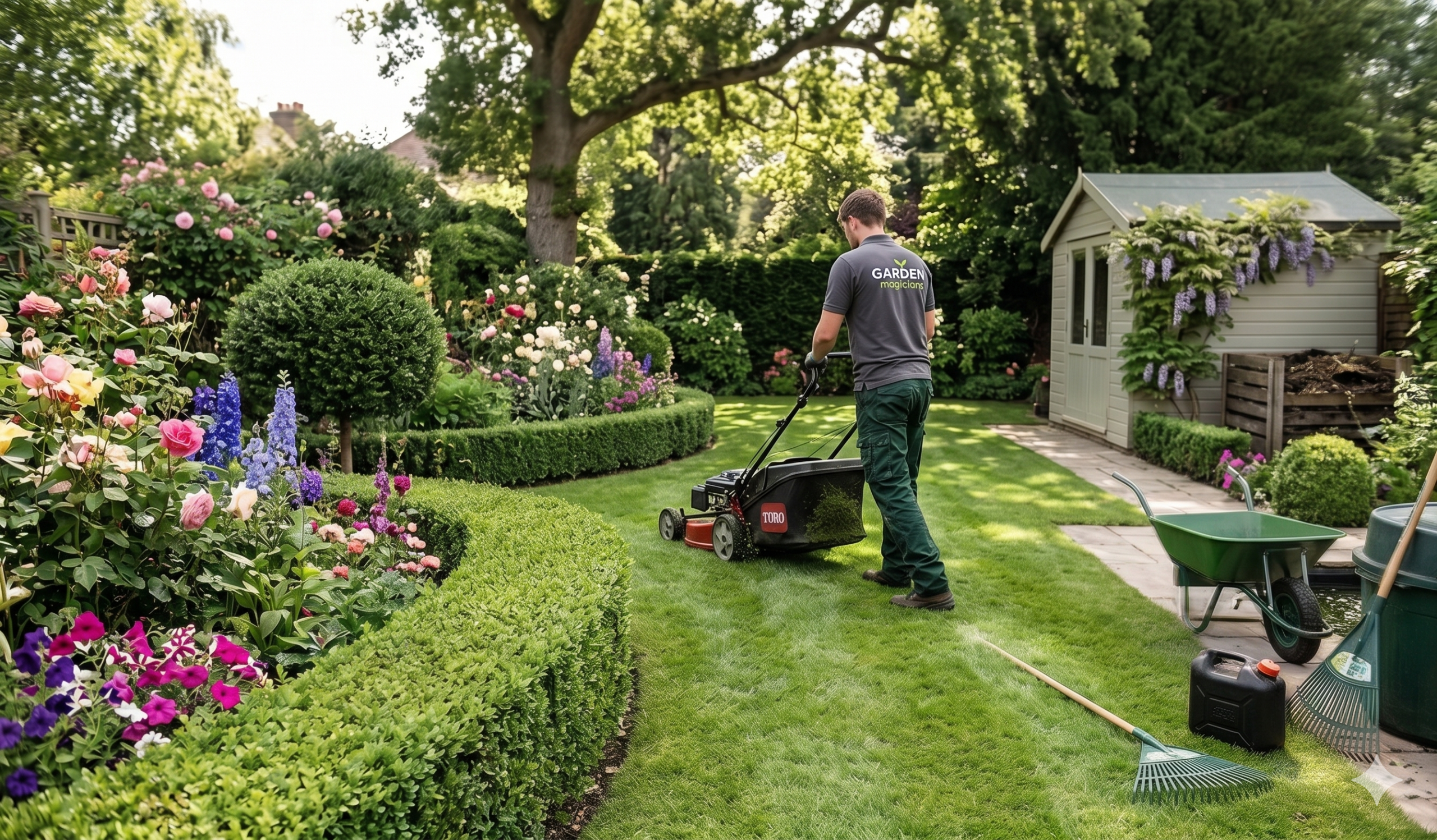 regular garden maintenance